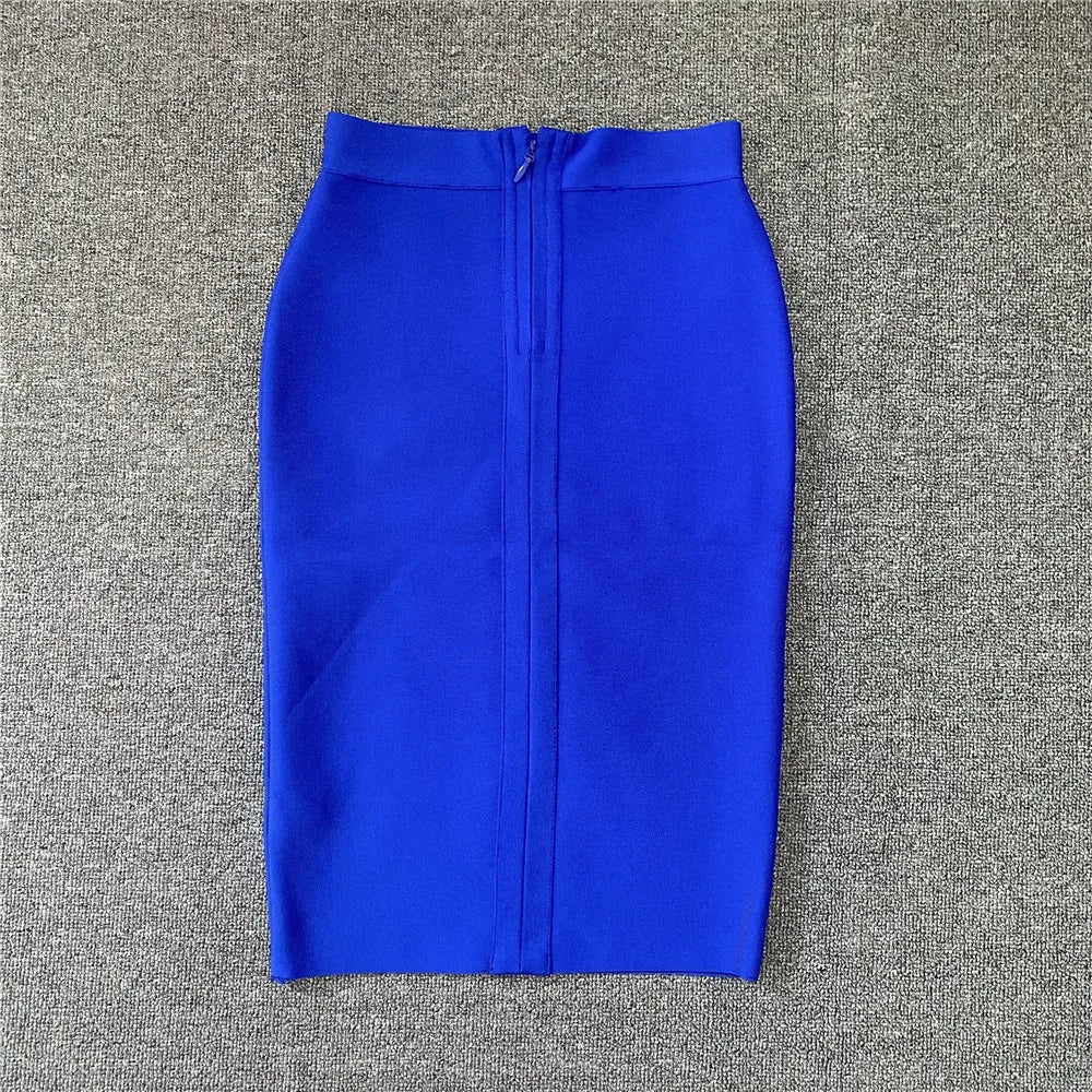 Damen Bleistiftrock Rayon Elegant