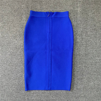 Damen Bleistiftrock Rayon Elegant