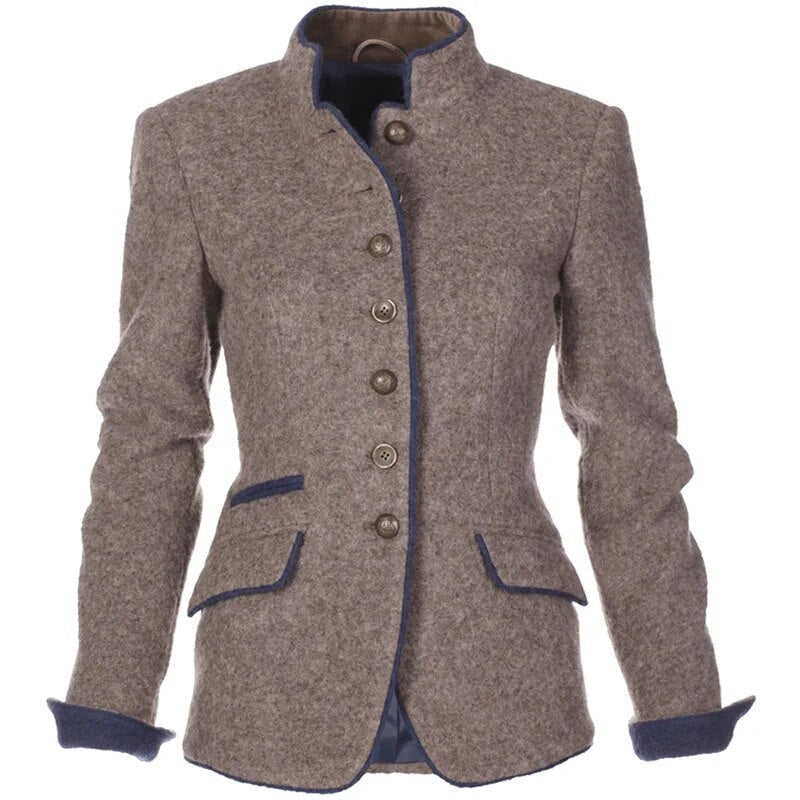 Eveloria Damen Blazer Strukturiert - Eveloria