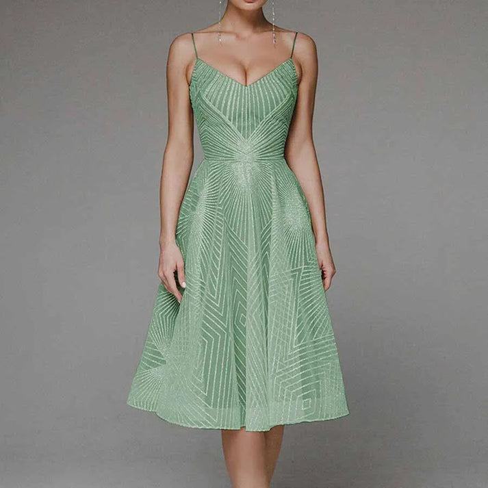 Eveloria Damen Abendkleid Offener Rücken Elegantes Design