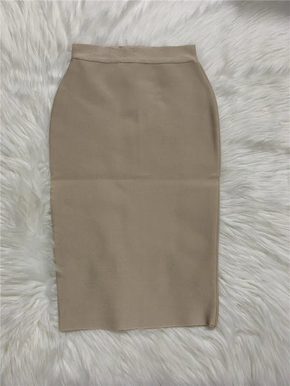 Damen Bleistiftrock Rayon Elegant