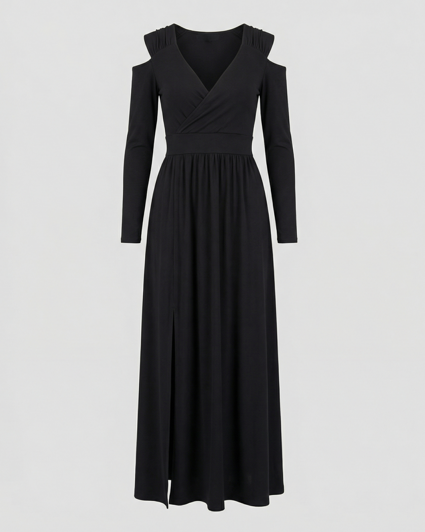Elegantes Damen Maxikleid mit Schlitz