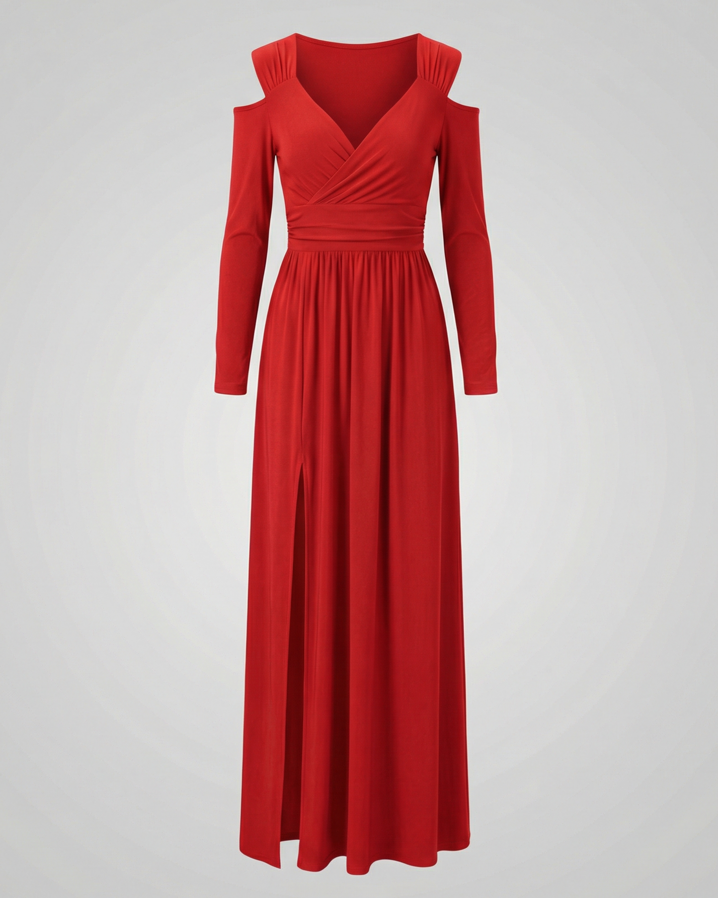 Elegantes Damen Maxikleid mit Schlitz