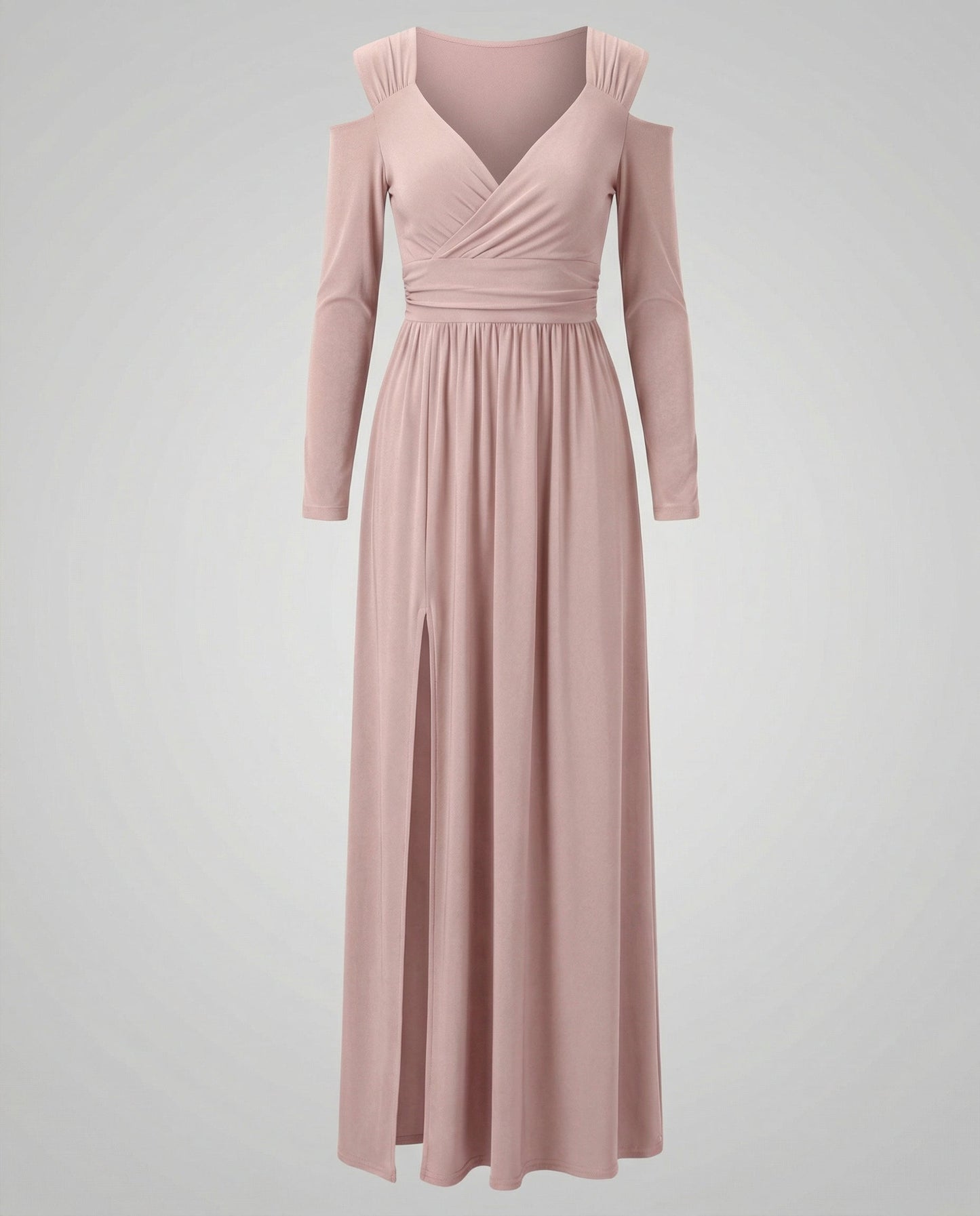 Elegantes Damen Maxikleid mit Schlitz