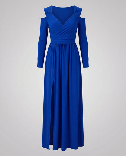 Elegantes Damen Maxikleid mit Schlitz