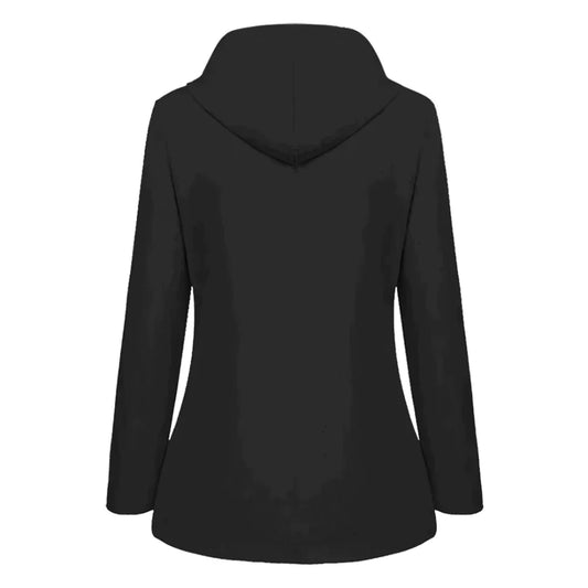 Eveloria Damenmantel Wasserdicht Schwarz - Eveloria