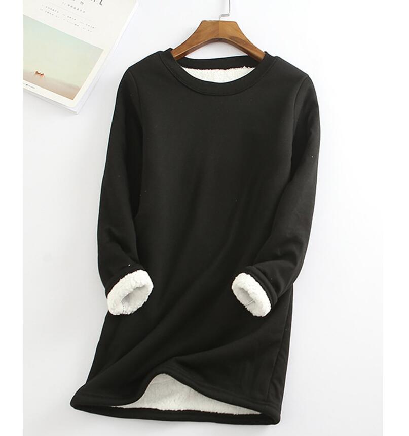 Eveloria Damen Pullover Warmer Kaschmir Braun
