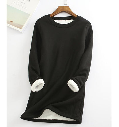 Eveloria Damen Pullover Warmer Kaschmir Braun