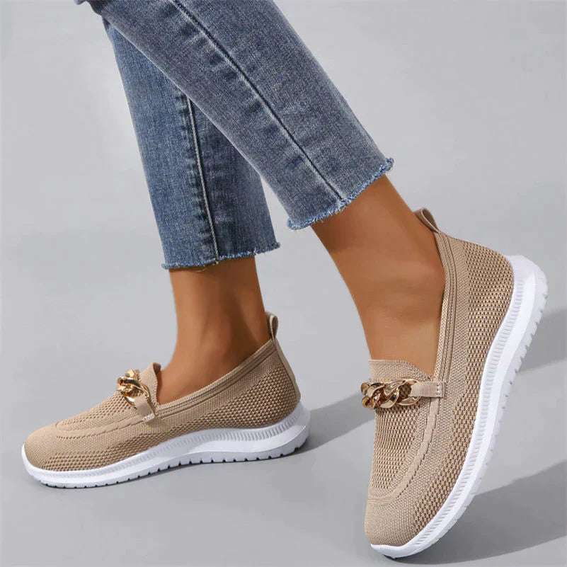 Eveloria Damen Orthopädische Sneakers Slip-On