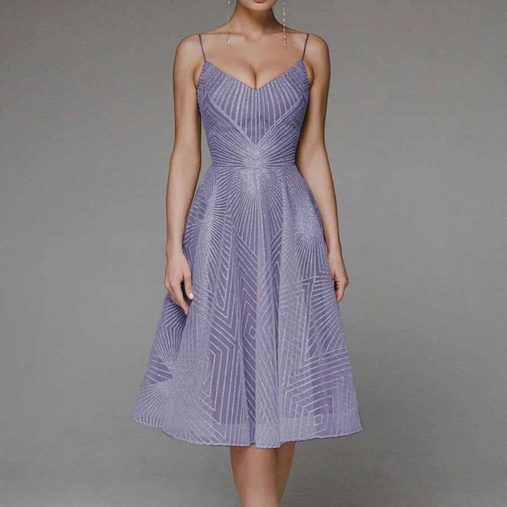 Eveloria Damen Abendkleid Offener Rücken Elegantes Design
