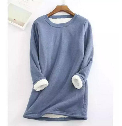 Eveloria Damen Pullover Warmer Kaschmir Braun