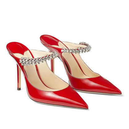 Damen Stiletto High Heels Spitz Schuhe