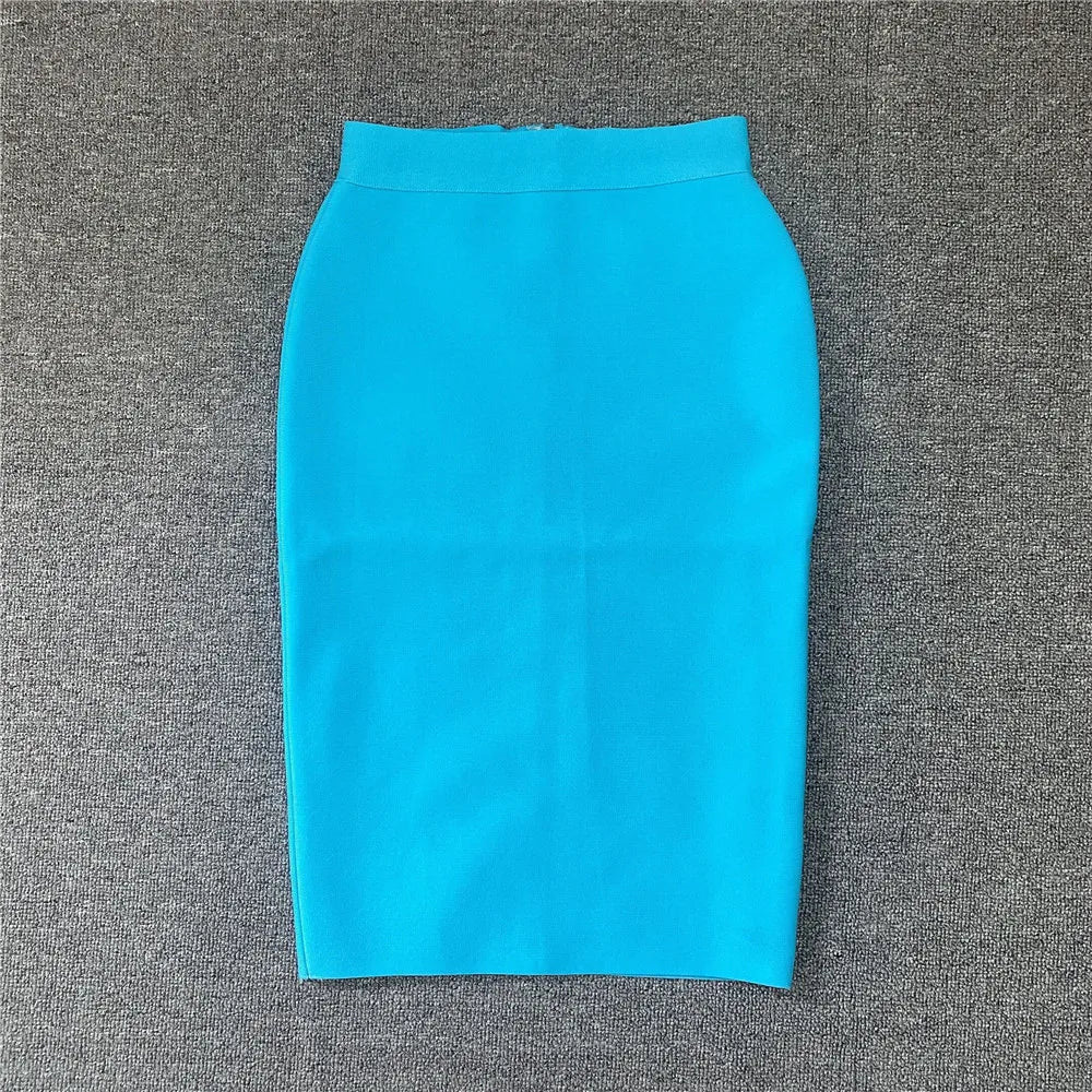 Damen Bleistiftrock Rayon Elegant