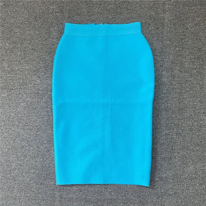 Damen Bleistiftrock Rayon Elegant