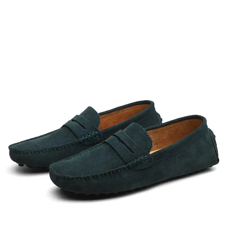 Herren Loafers Flach Leder