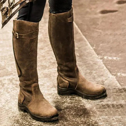 Damen Overknee Stiefel Winter