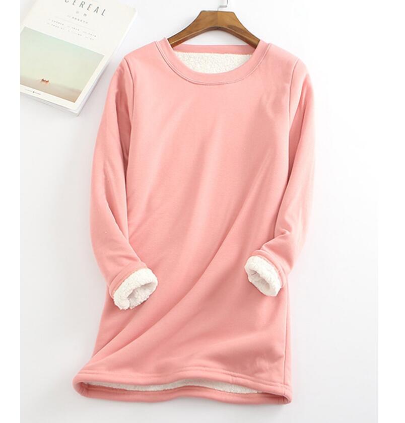 Eveloria Damen Pullover Warmer Kaschmir Braun