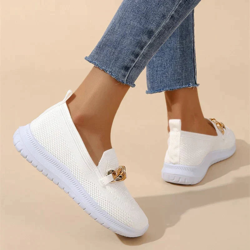 Eveloria Damen Orthopädische Sneakers Slip-On