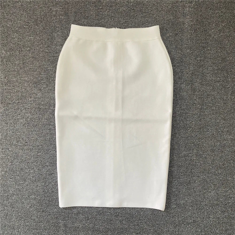 Damen Bleistiftrock Rayon Elegant