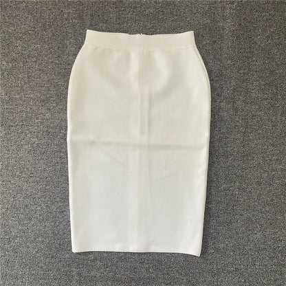 Damen Bleistiftrock Rayon Elegant
