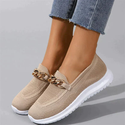 Eveloria Damen Orthopädische Sneakers Slip-On