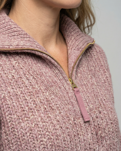 Damen Pullover Reißverschluss