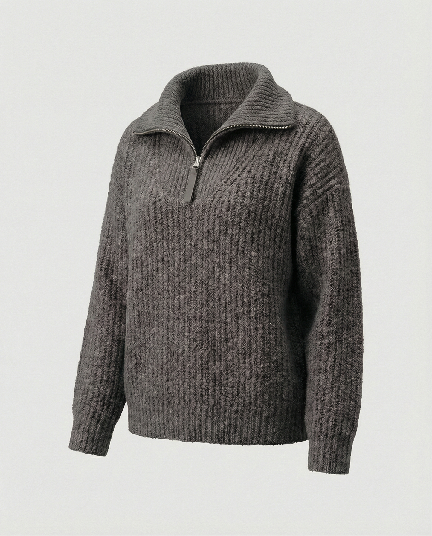 Damen Pullover Reißverschluss