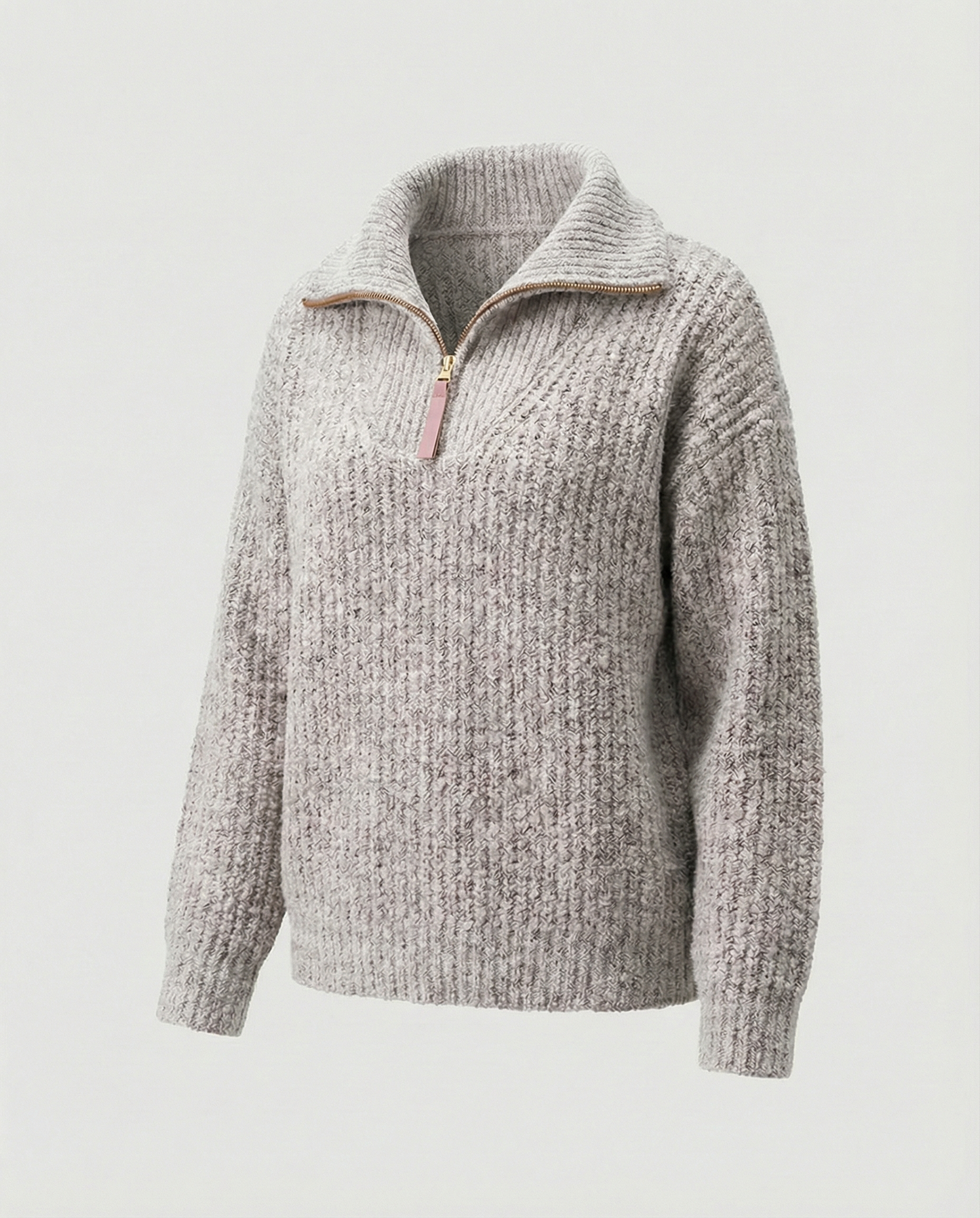 Damen Pullover Reißverschluss