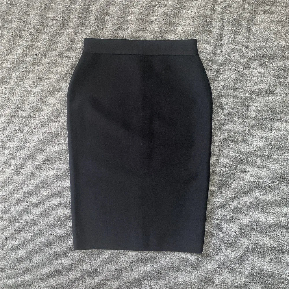 Damen Bleistiftrock Rayon Elegant