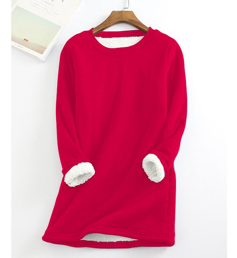 Eveloria Damen Pullover Warmer Kaschmir Braun