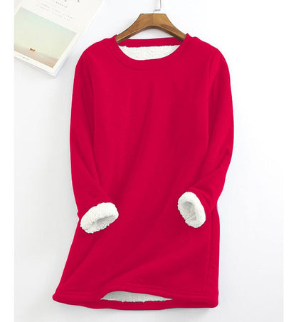 Eveloria Damen Pullover Warmer Kaschmir Braun