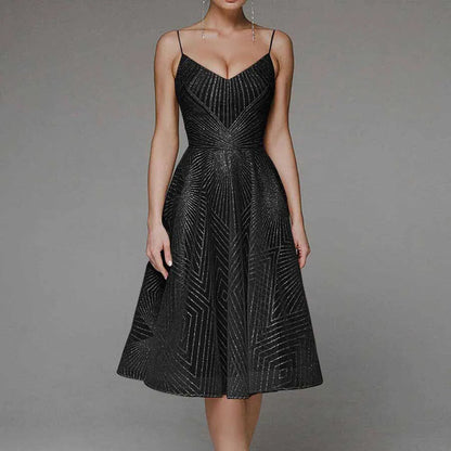 Eveloria Damen Abendkleid Offener Rücken Elegantes Design