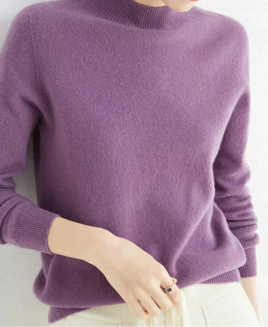 Damen Weich Pullover Kurz