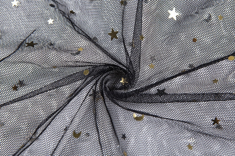 Eveloria Damen Maxi Kleid Netz Ärmellos