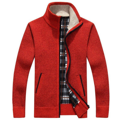 Herren Kurzcardigan Reißverschluss - Eveloria