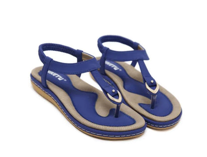 Eveloria Damen Orthopädische Zehenstegsandalen - Eveloria