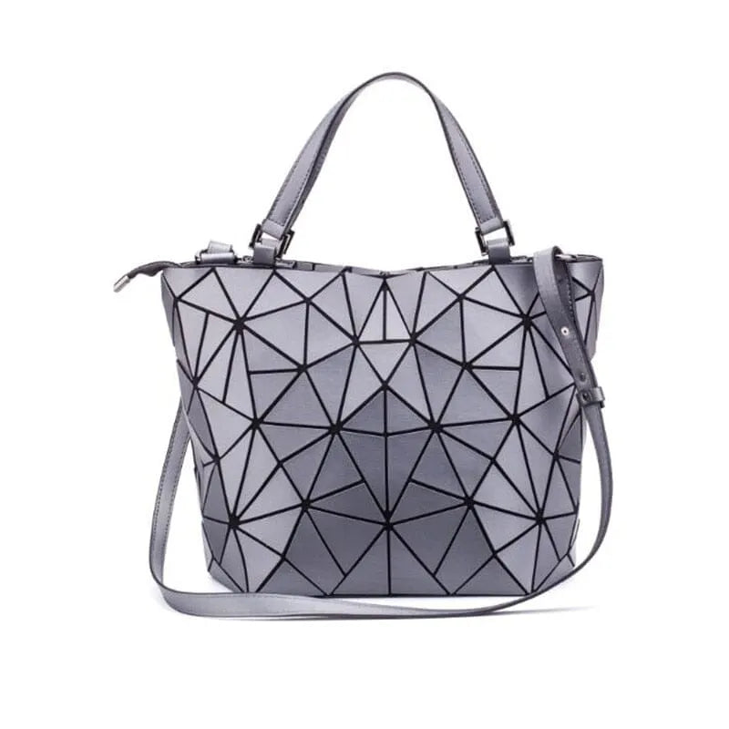 Eveloria Damenhandtasche Geometrisches Muster Blau
