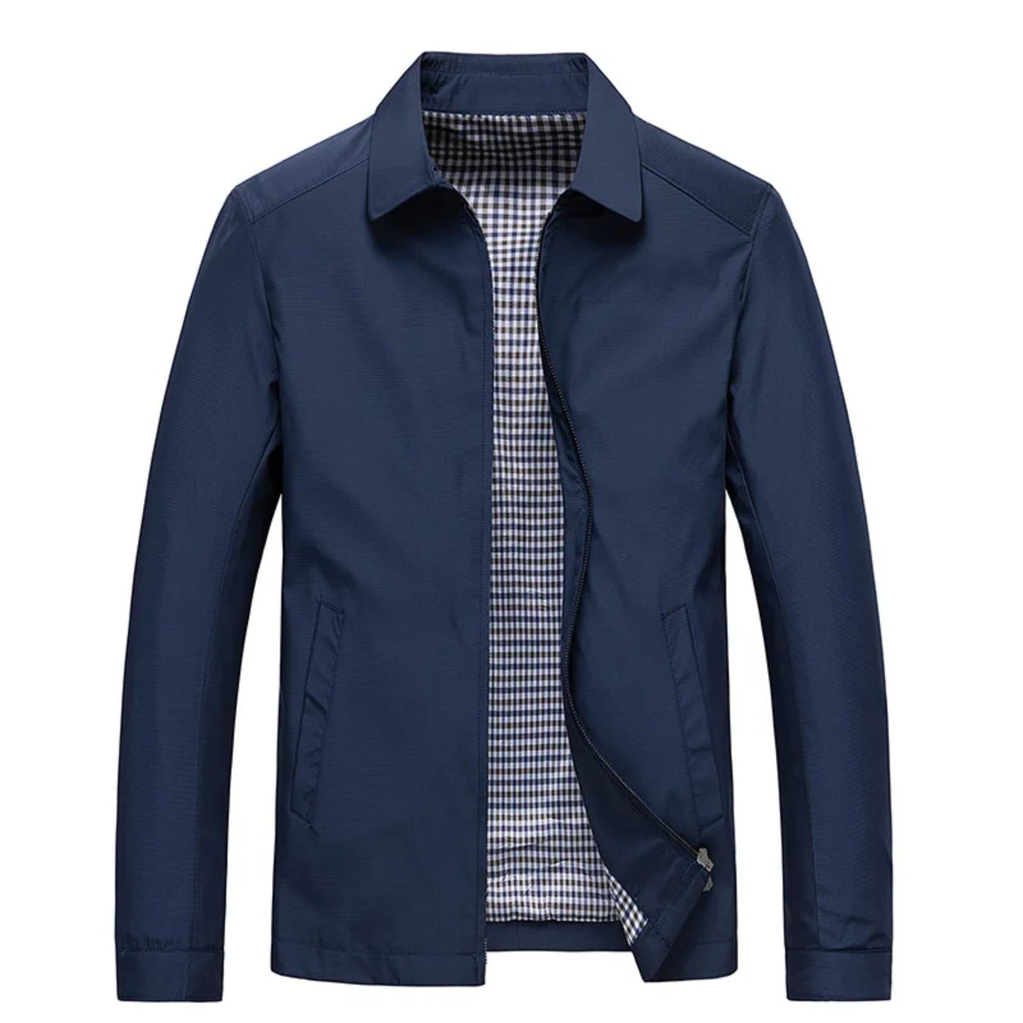 Herren Harringtonjacke Zip-Up Winddicht Leicht - Eveloria