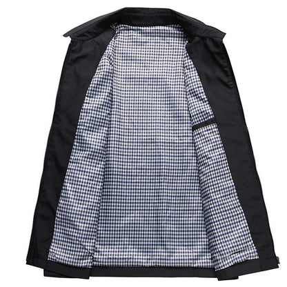 Harrington-Jacke – mit Reißverschluss – wasserdicht – Herbstjacke – Herrenjacken-Chaps Herrenmode