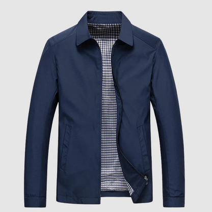 Herren Harrington-Jacke Wasserdicht Winddicht Reißverschluss - Eveloria