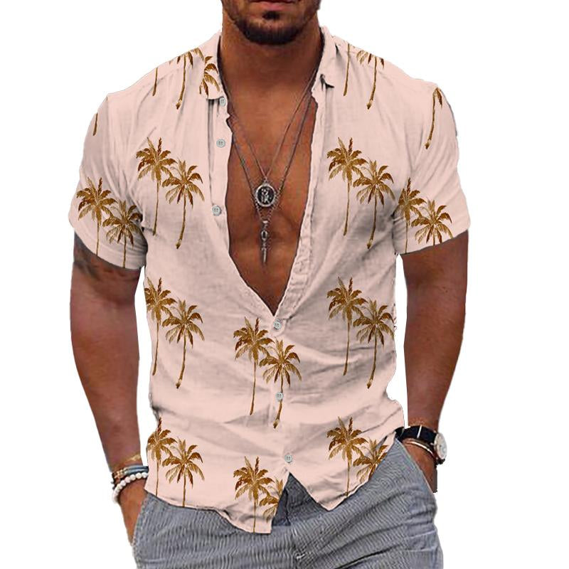 Herren Kurzarmhemd Sommerhemd Hawaiihemd - Eveloria