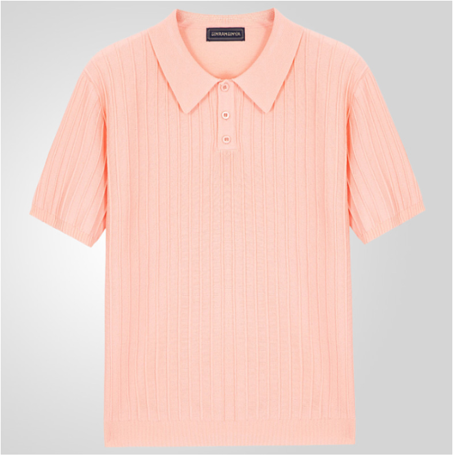 Werner Herren Polo-Shirt Kurzarm Gerippt
