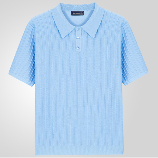 Werner Herren Polo-Shirt Kurzarm Gerippt - Eveloria