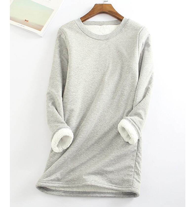 Eveloria Damen Pullover Warmer Kaschmir Braun