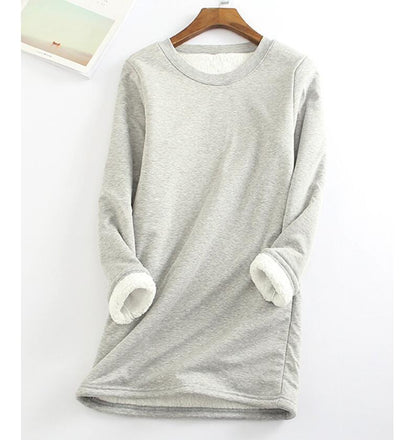 Eveloria Damen Pullover Warmer Kaschmir Braun