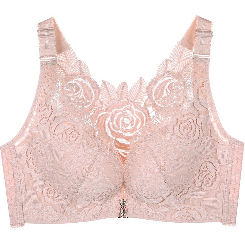 Eveloria Damen Push Up Bh Ohne Bügel Vorderverschluss