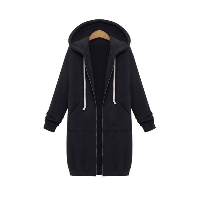 Eveloria Damen Langarm Sweatshirt Oversized Grau
