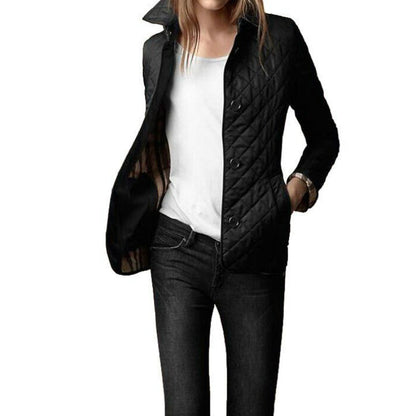 Eveloria Damen Übergangsjacke Quilted Steppjacke Beige