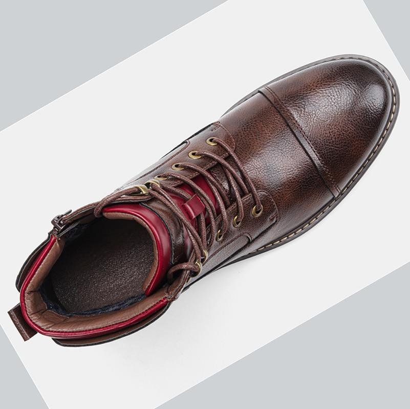 Eveloria Herrenstiefel Robust Leder Braun