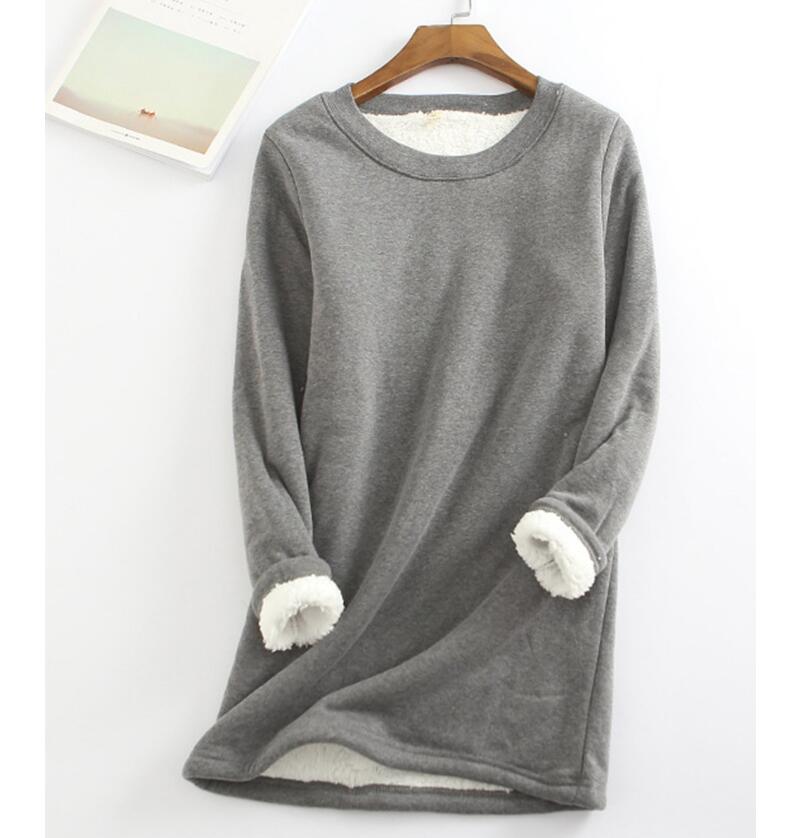 Eveloria Damen Pullover Warmer Kaschmir Braun